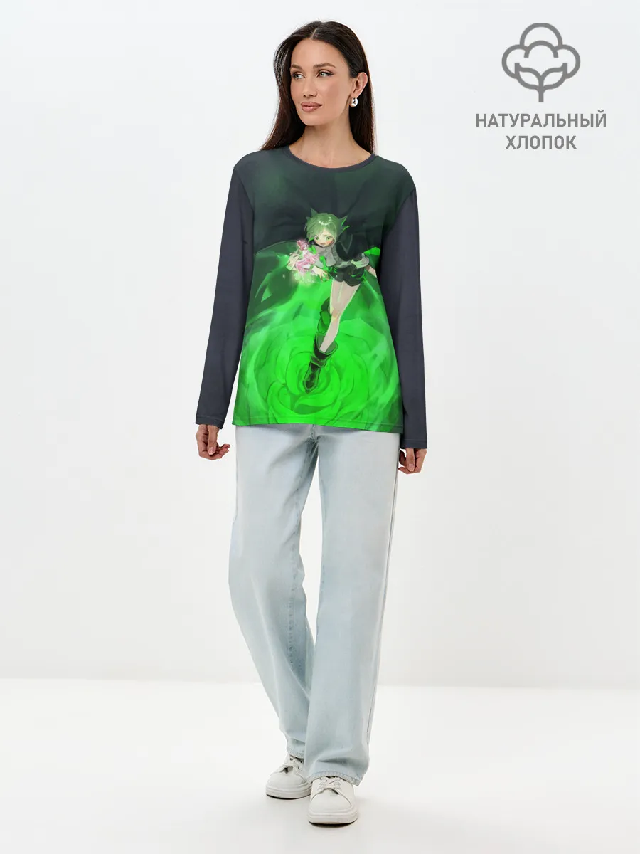 Лонгслив женский. Хлопок / Lyserg