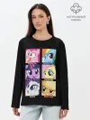 Лонгслив женский. Хлопок / Pony team