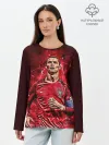 Лонгслив женский. Хлопок / Cristiano Ronaldo