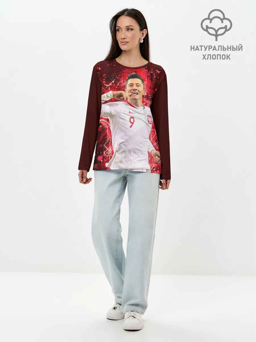 Лонгслив женский. Хлопок / Lewandowski | Левандовски | 9