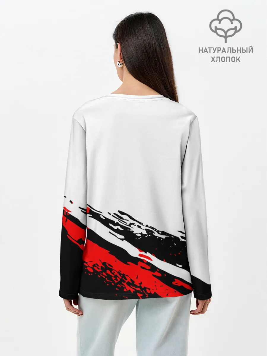 Лонгслив женский. Хлопок / Незуко Камадо | Клинок, рассекающий демонов