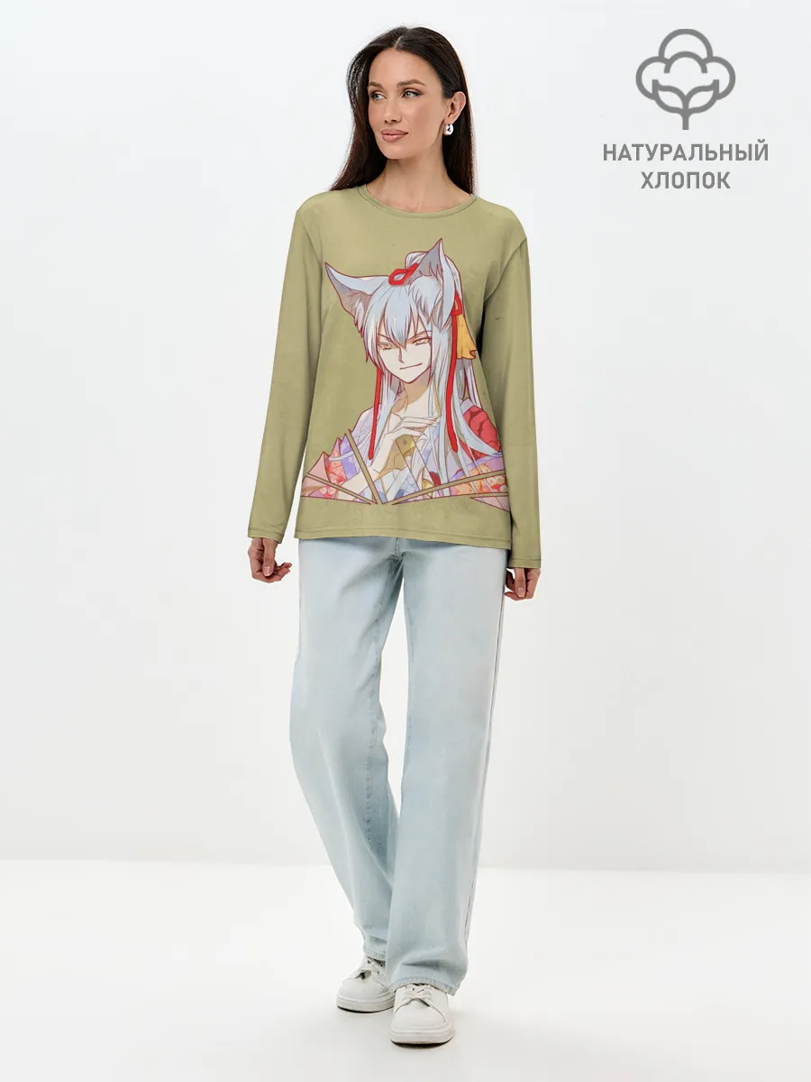 Лонгслив женский. Хлопок / Tomoe