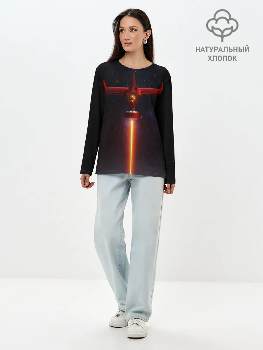 Лонгслив женский. Хлопок / Ковбой Бибоп