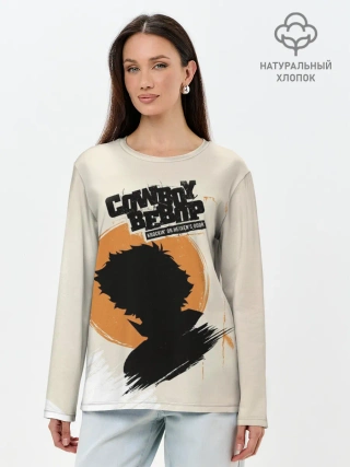 Лонгслив женский. Хлопок / Cowboy Bebop, Спайк Шпигель