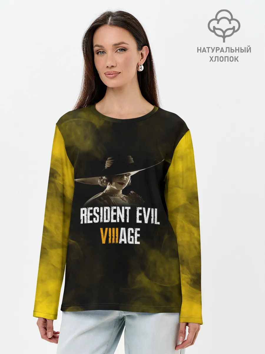 Лонгслив женский. Хлопок / RESIDENT EVIL VILLAGE | LADY DIMITRESCU