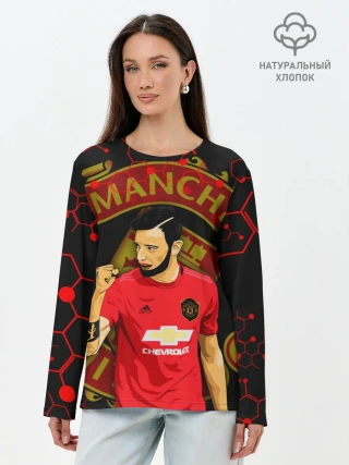 Лонгслив женский. Хлопок / БРУНО ФЕРНАНДЕШ / ПОБЕДА