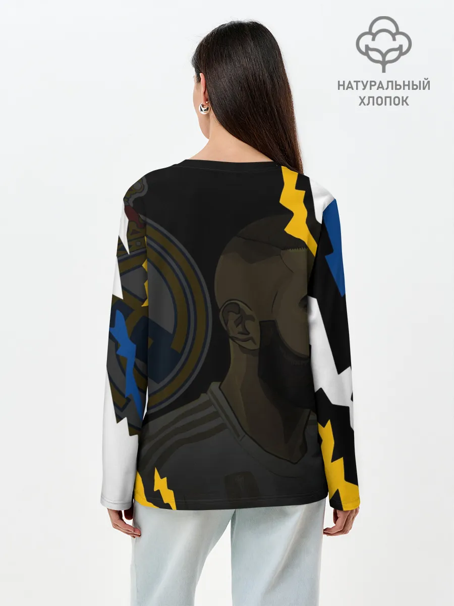 Лонгслив женский. Хлопок / КАРИМ БЕНЗЕМА / РЕАЛ МАДРИД