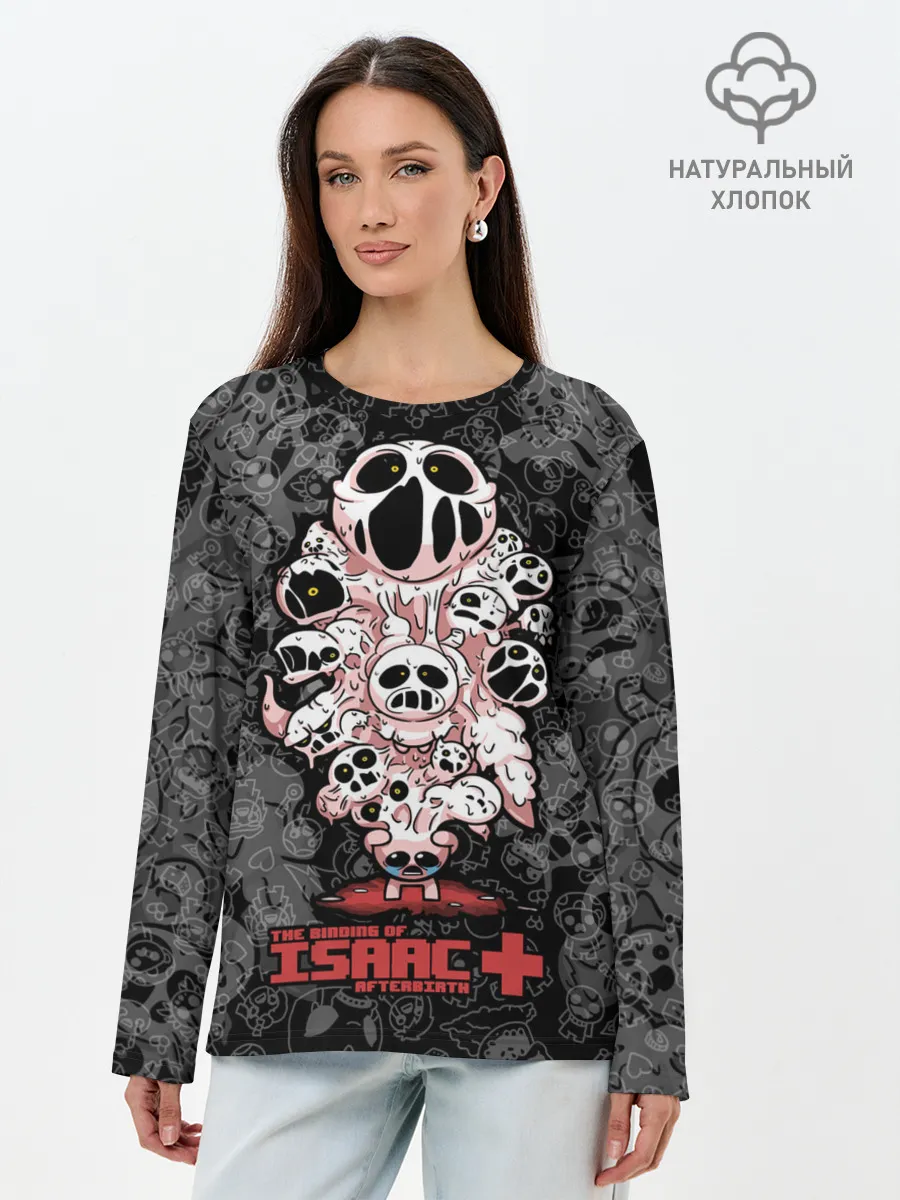 Лонгслив женский. Хлопок / The Binding of Isaac