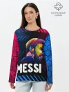 Лонгслив женский. Хлопок / ЛИОНЕЛЬ МЕССИ / BARCELONA