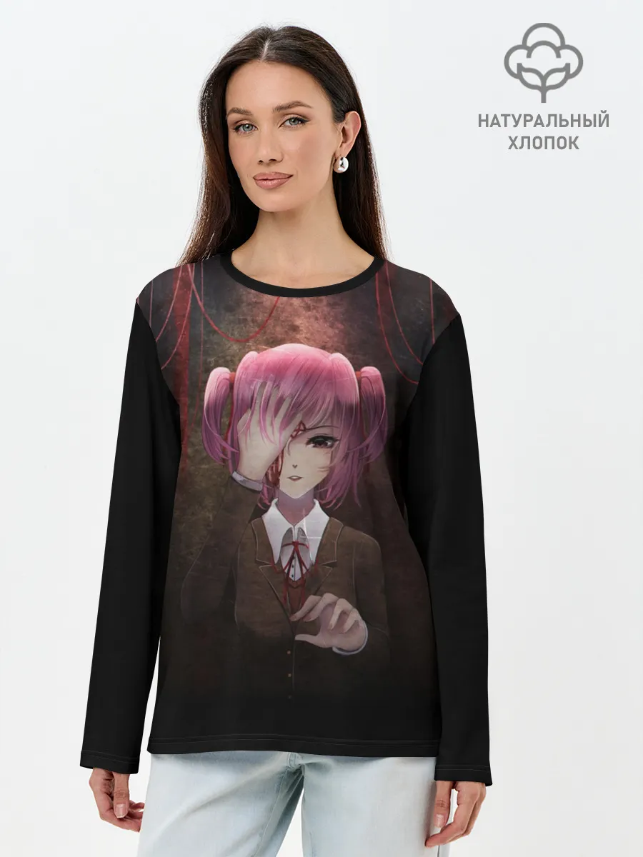 Лонгслив женский. Хлопок / Нацуки