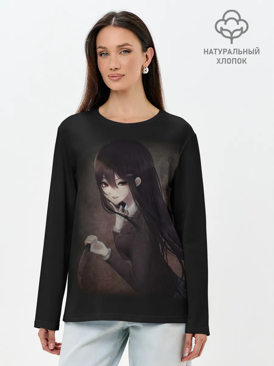 Лонгслив женский. Хлопок / Doki Doki Literature Club