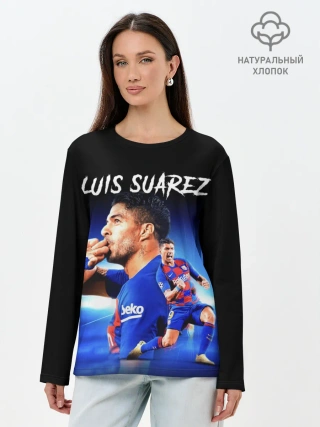 Лонгслив женский. Хлопок / LUIS SUAREZ / ЛУИС СУАРЕС