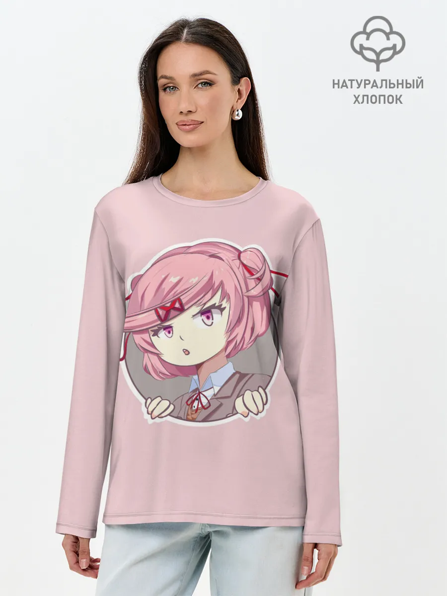Лонгслив женский. Хлопок / Нацуки