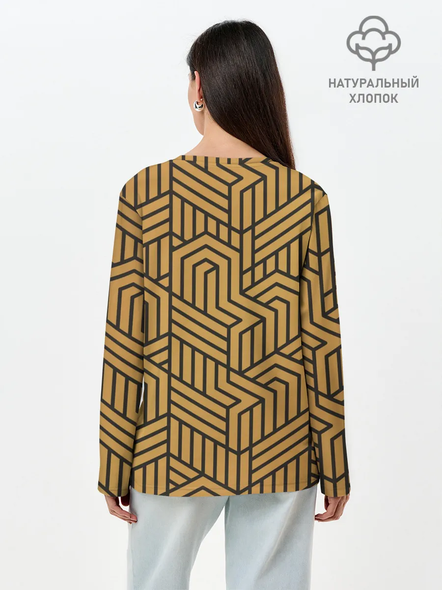 Лонгслив женский. Хлопок / ВЕЛИКИЙ ГЕТСБИ LUXERY VINTAGE