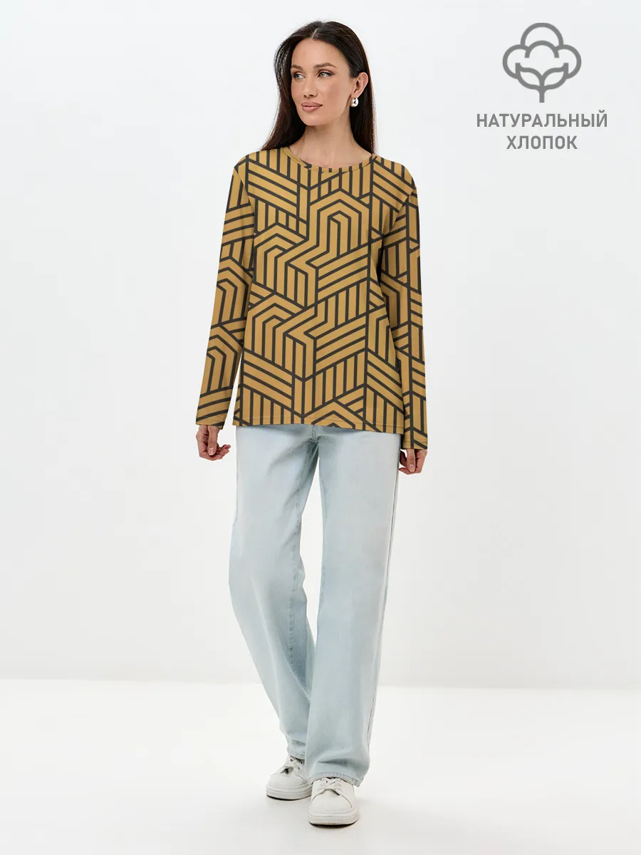 Лонгслив женский. Хлопок / ВЕЛИКИЙ ГЕТСБИ LUXERY VINTAGE