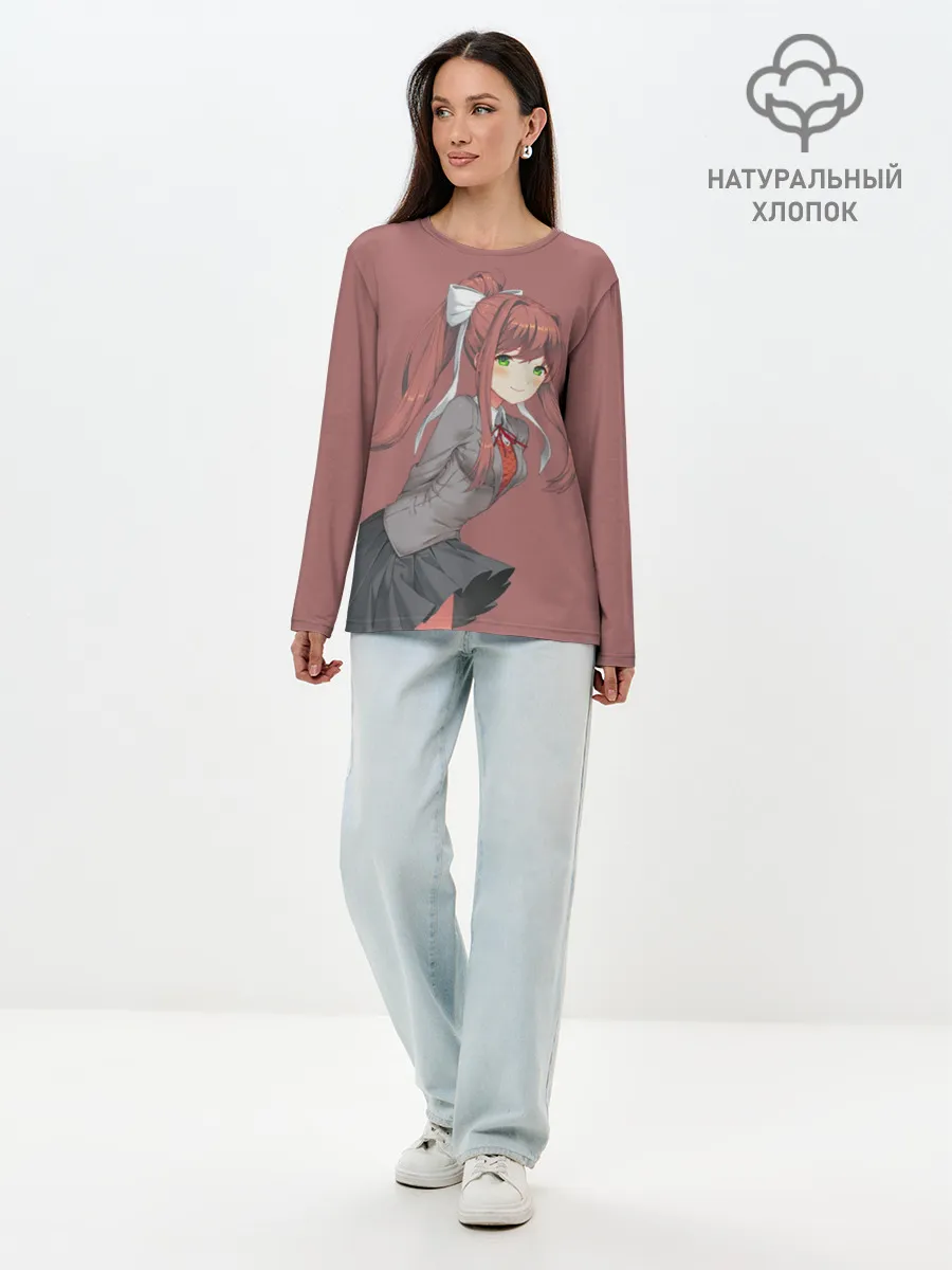 Лонгслив женский. Хлопок / Арт Моника