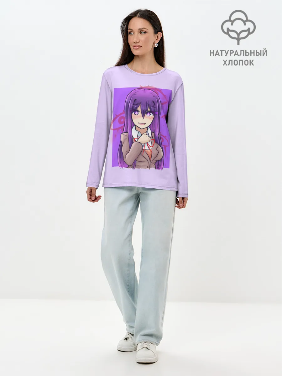 Лонгслив женский. Хлопок / Милая Юри
