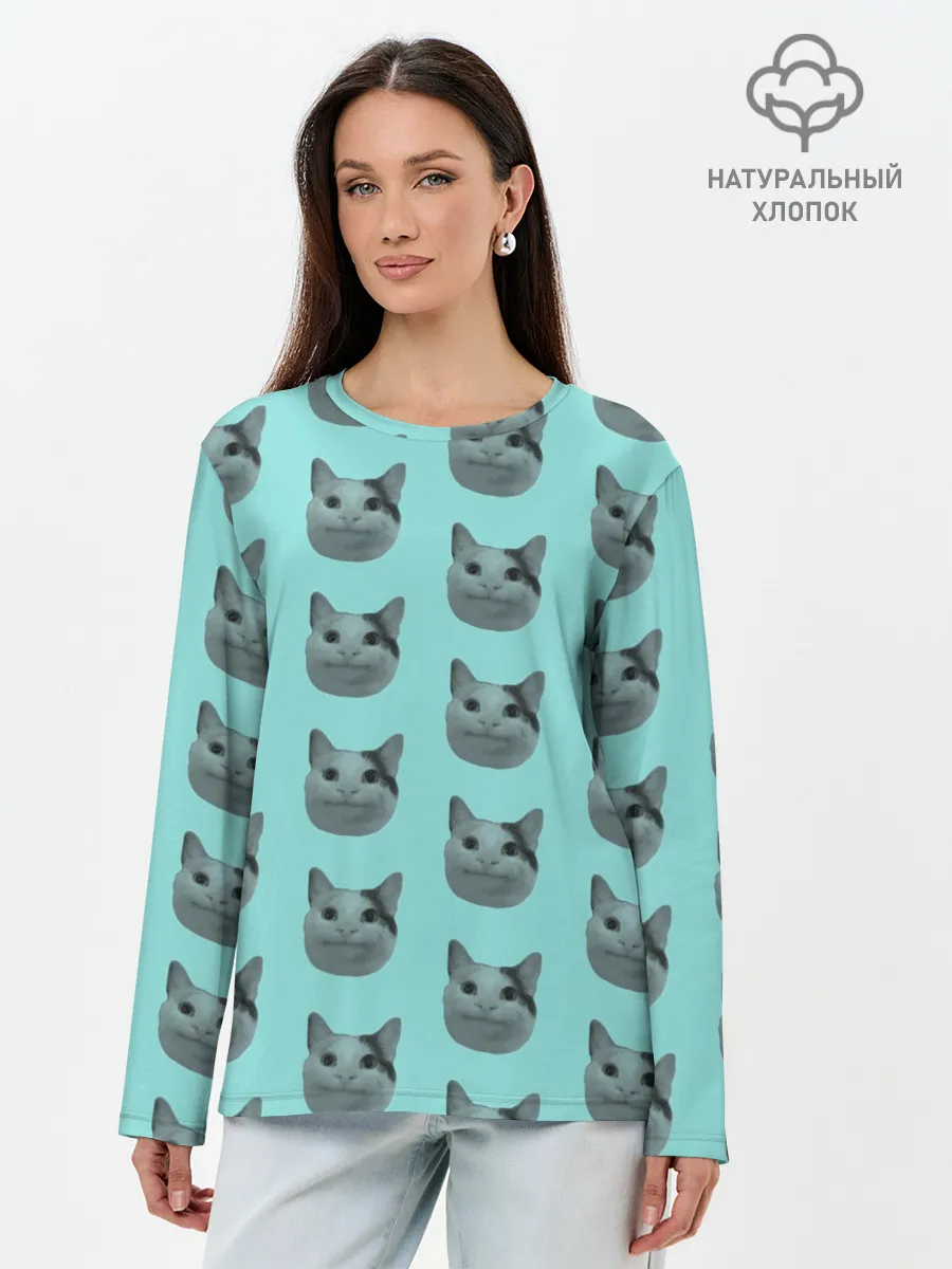 Лонгслив женский. Хлопок / ШТОШ