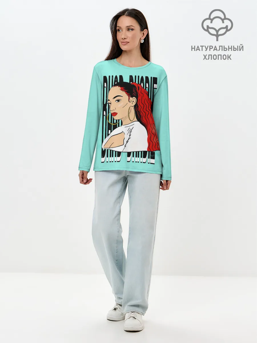 Лонгслив женский. Хлопок / Bad Bhabi