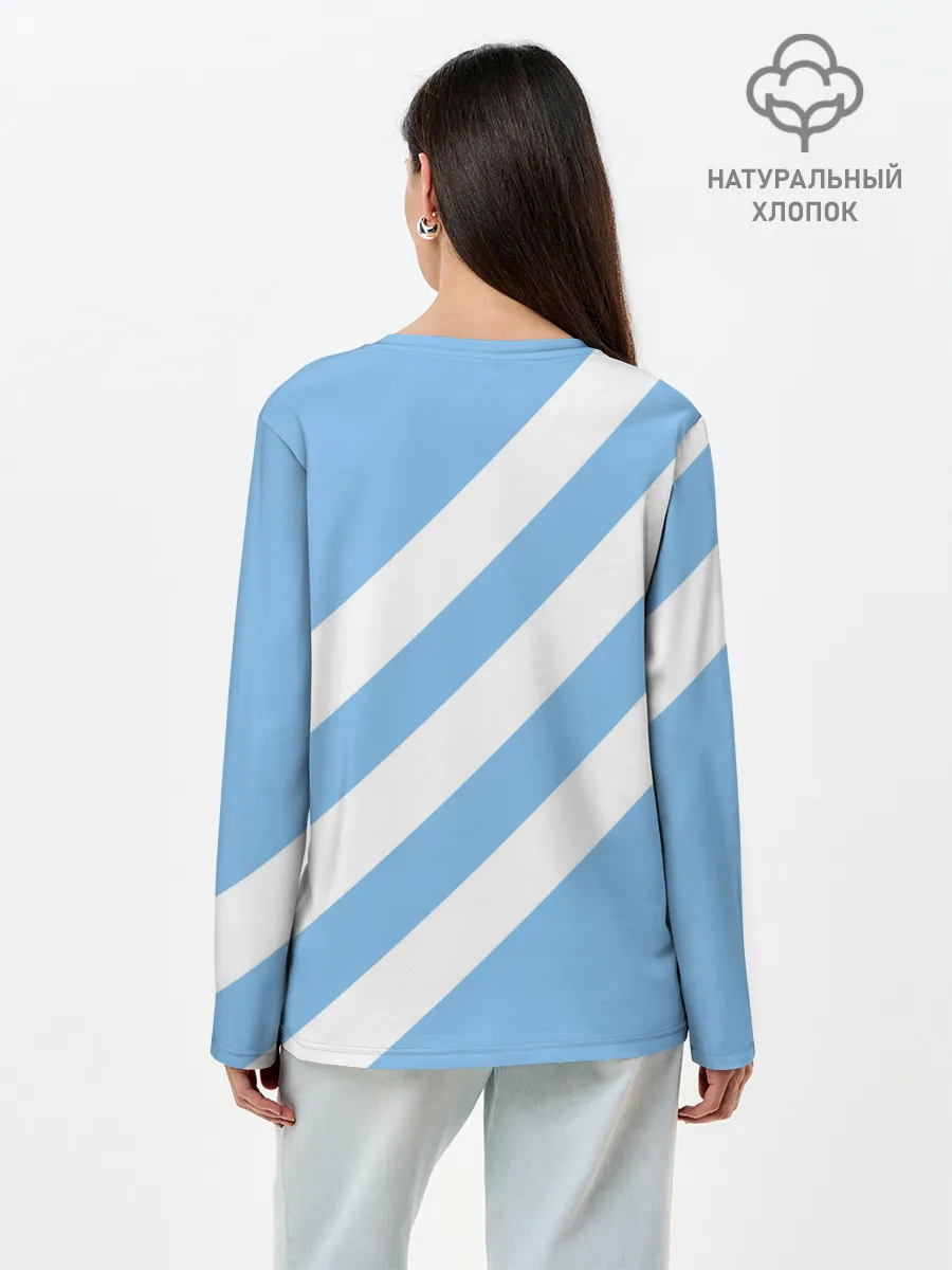 Лонгслив женский. Хлопок / Рахим Стерлинг МанСити