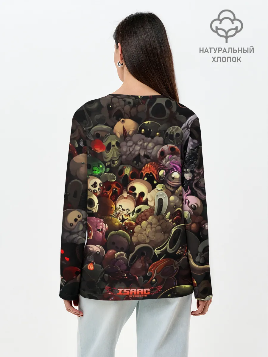 Лонгслив женский. Хлопок / Кошмар Исаака