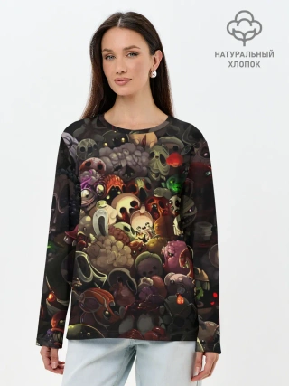 Лонгслив женский. Хлопок / Кошмар Исаака