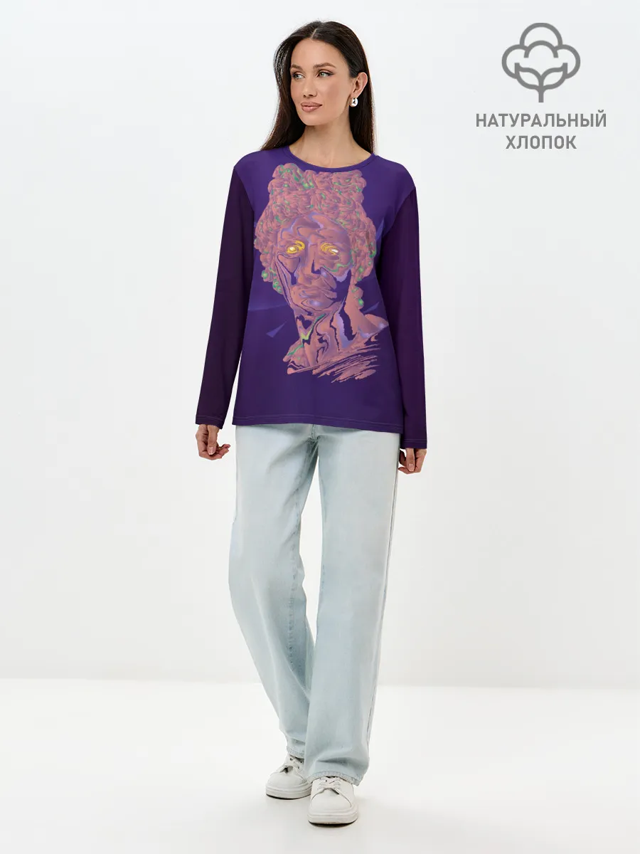 Лонгслив женский. Хлопок / Аполлон YES