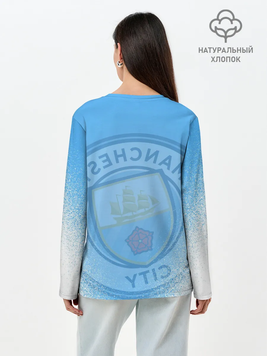 Лонгслив женский. Хлопок / СЕРХИО АГУЭРО / SERGIO AGUERO