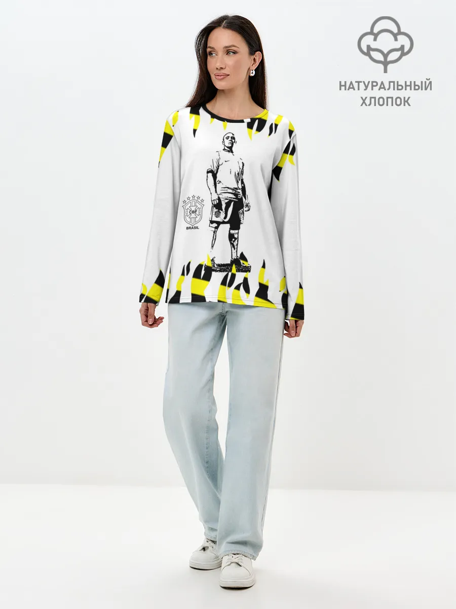 Лонгслив женский. Хлопок / Роберто Карлос