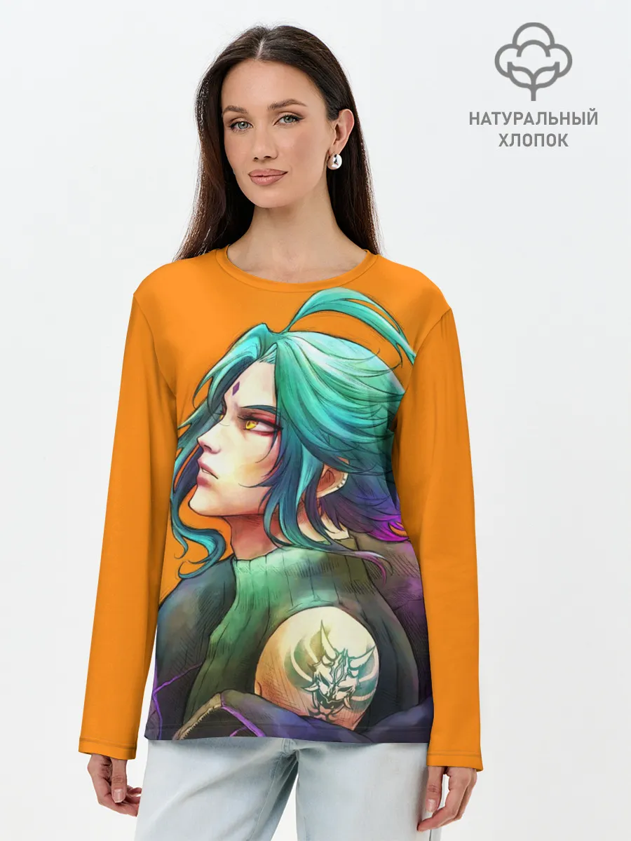 Лонгслив женский. Хлопок / СЯО / GENSHIN IMPACT