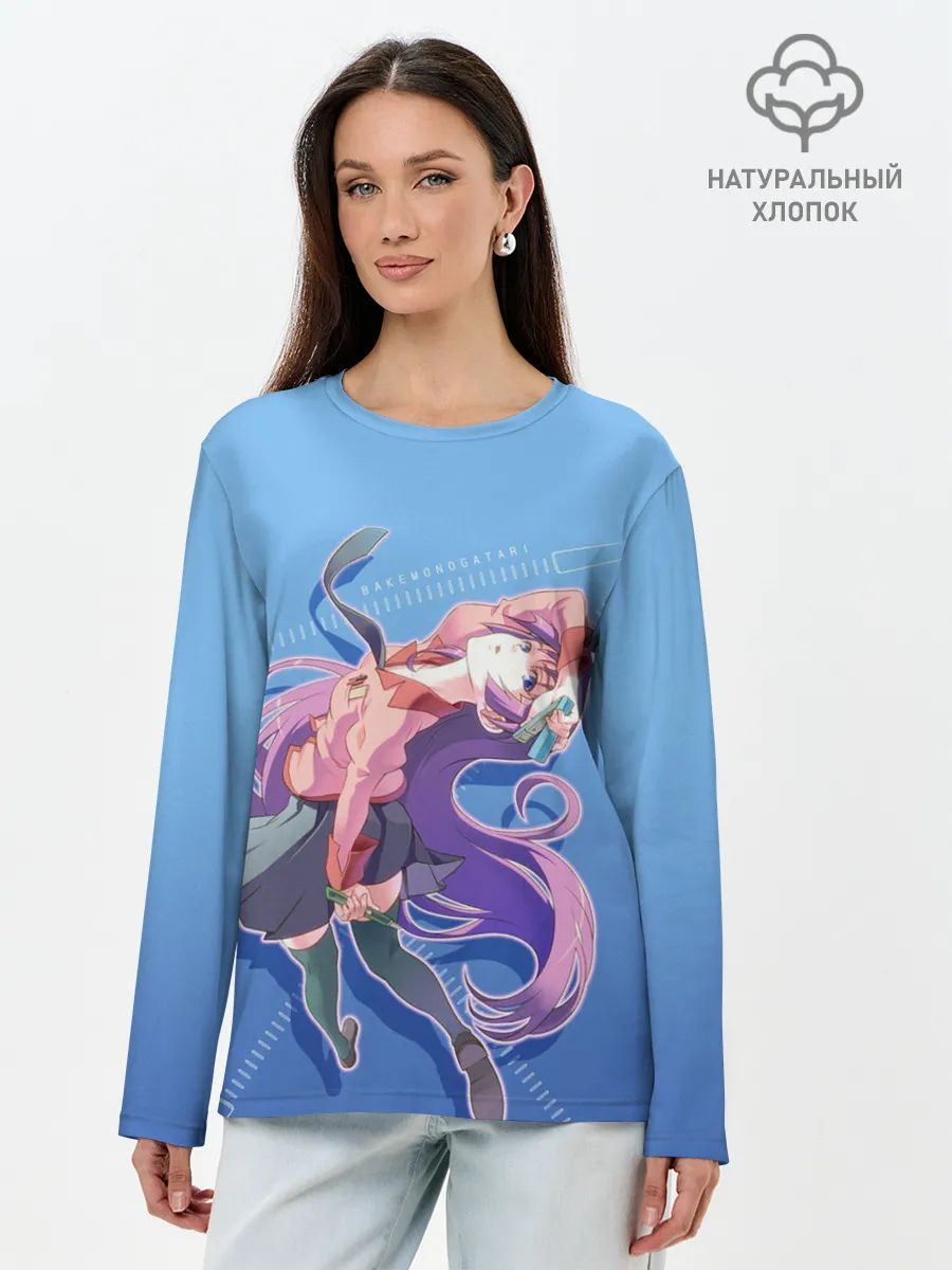 Лонгслив женский. Хлопок / Истории монстров