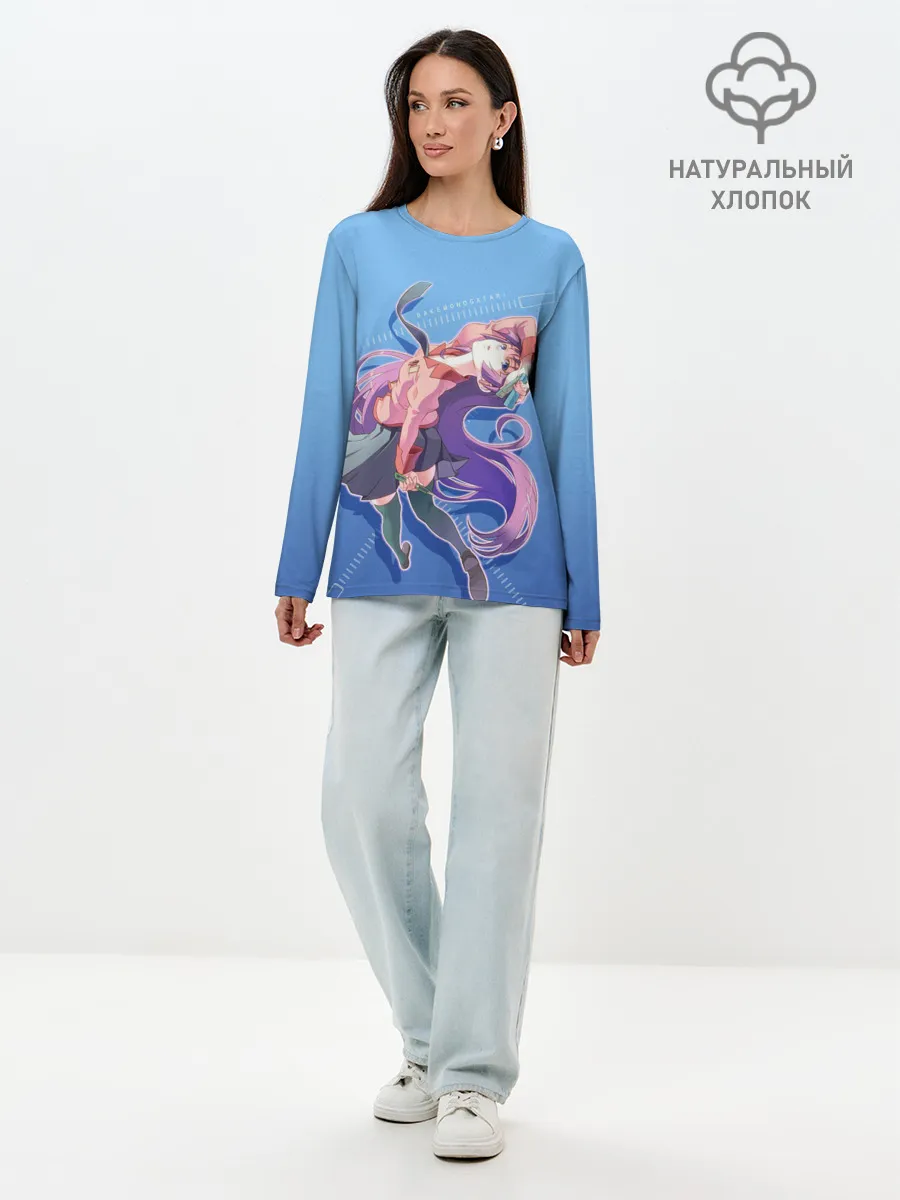 Лонгслив женский. Хлопок / Истории монстров