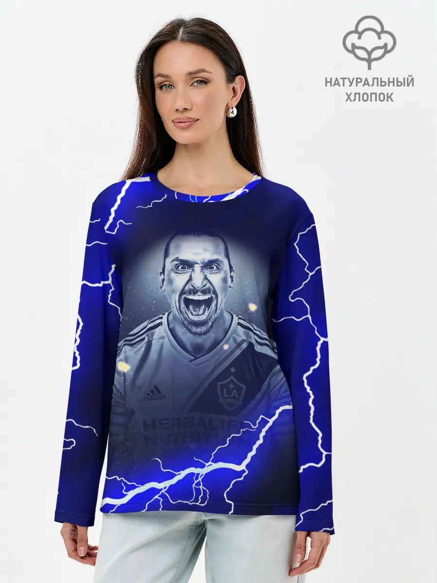 Лонгслив женский. Хлопок / Златан Ибрагимович | ZLATAN