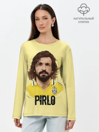Лонгслив женский. Хлопок / Андреа Пирло