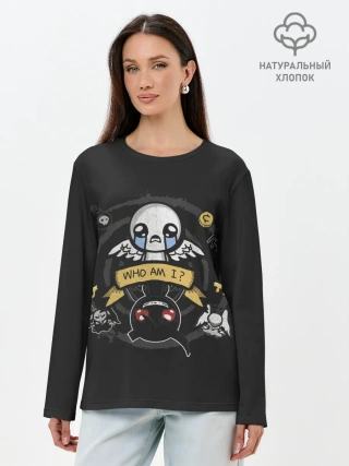 Лонгслив женский. Хлопок / Who am i