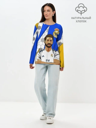 Лонгслив женский. Хлопок / СЕРХИО РАМОС / РЕАЛ МАДРИД