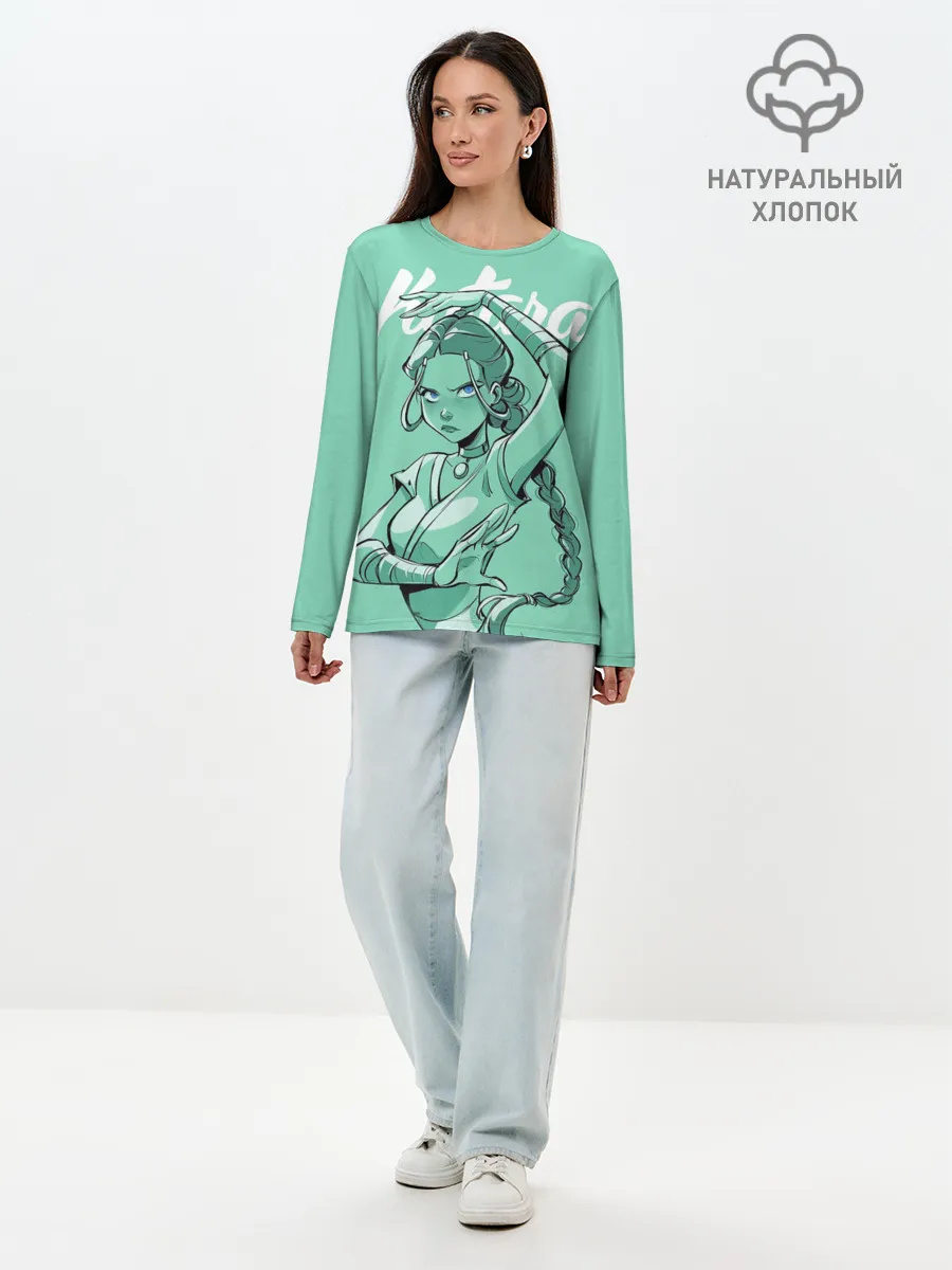 Лонгслив женский. Хлопок / Katara Water