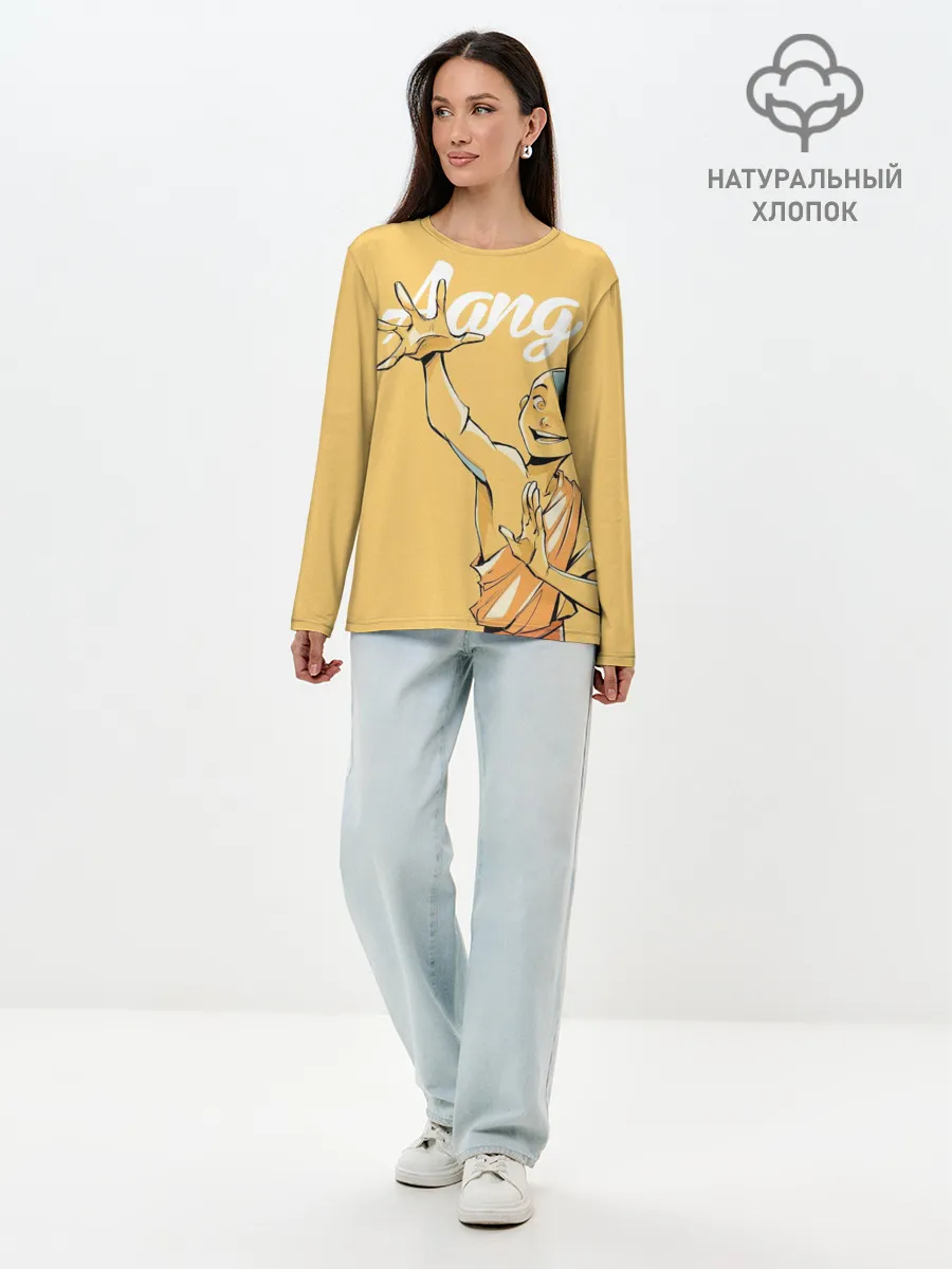 Лонгслив женский. Хлопок / Aang last airbender