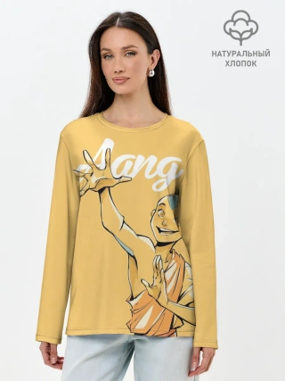 Лонгслив женский. Хлопок / Aang last airbender