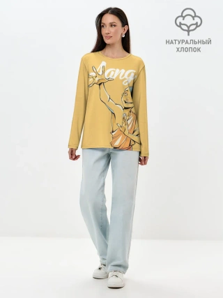 Лонгслив женский. Хлопок / Aang last airbender