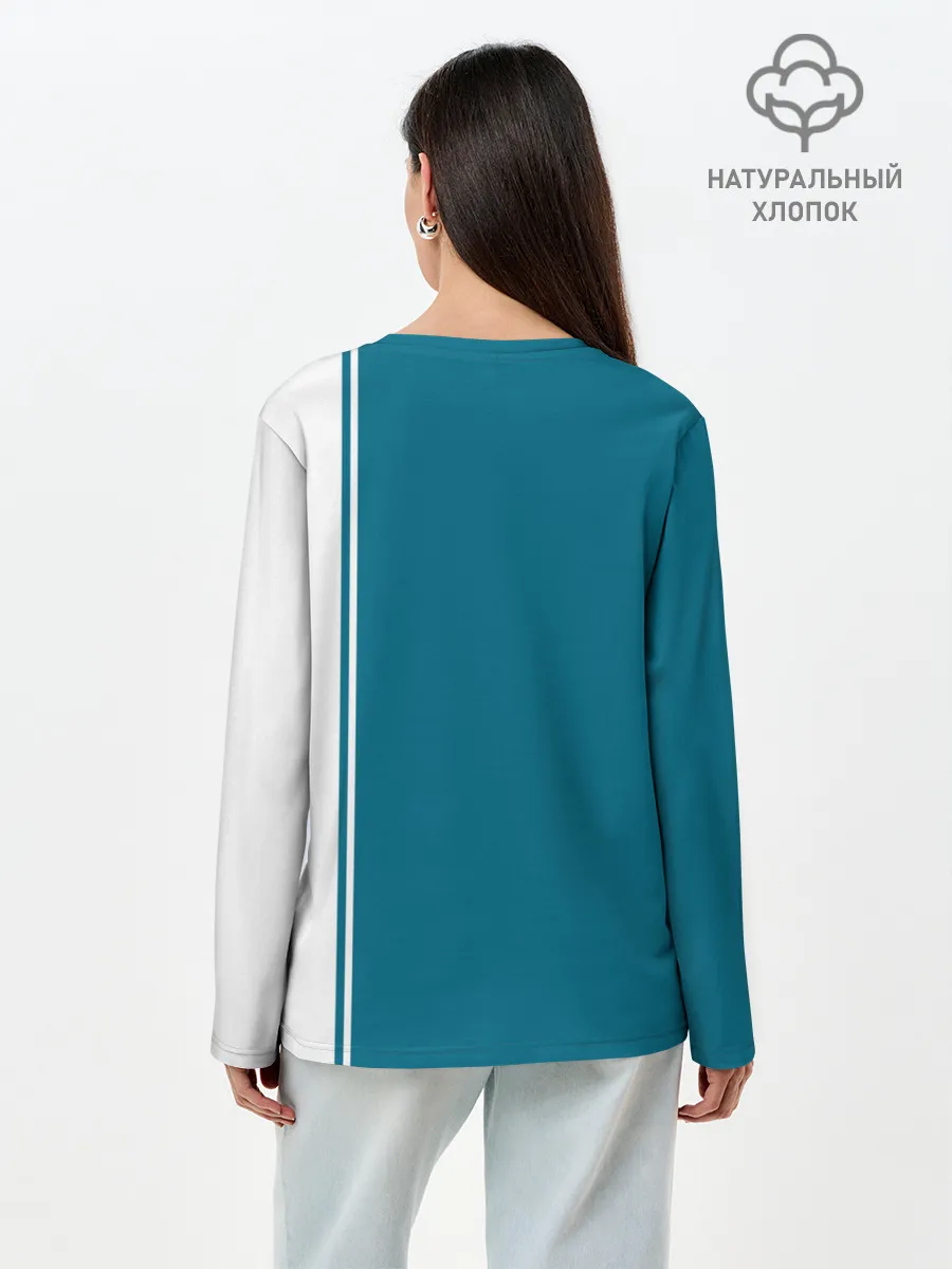 Лонгслив женский. Хлопок / Криштиану Роналду