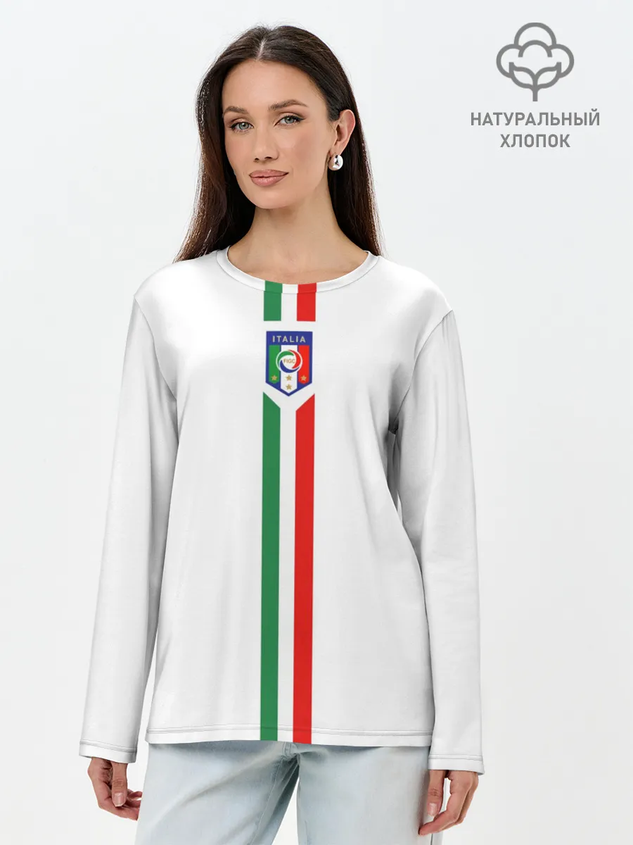 Лонгслив женский. Хлопок / Andrea Pirlo