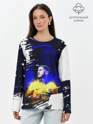 Лонгслив женский. Хлопок / ЭДЕН АЗАР / EDEN HAZARD