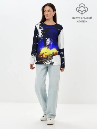 Лонгслив женский. Хлопок / ЭДЕН АЗАР / EDEN HAZARD