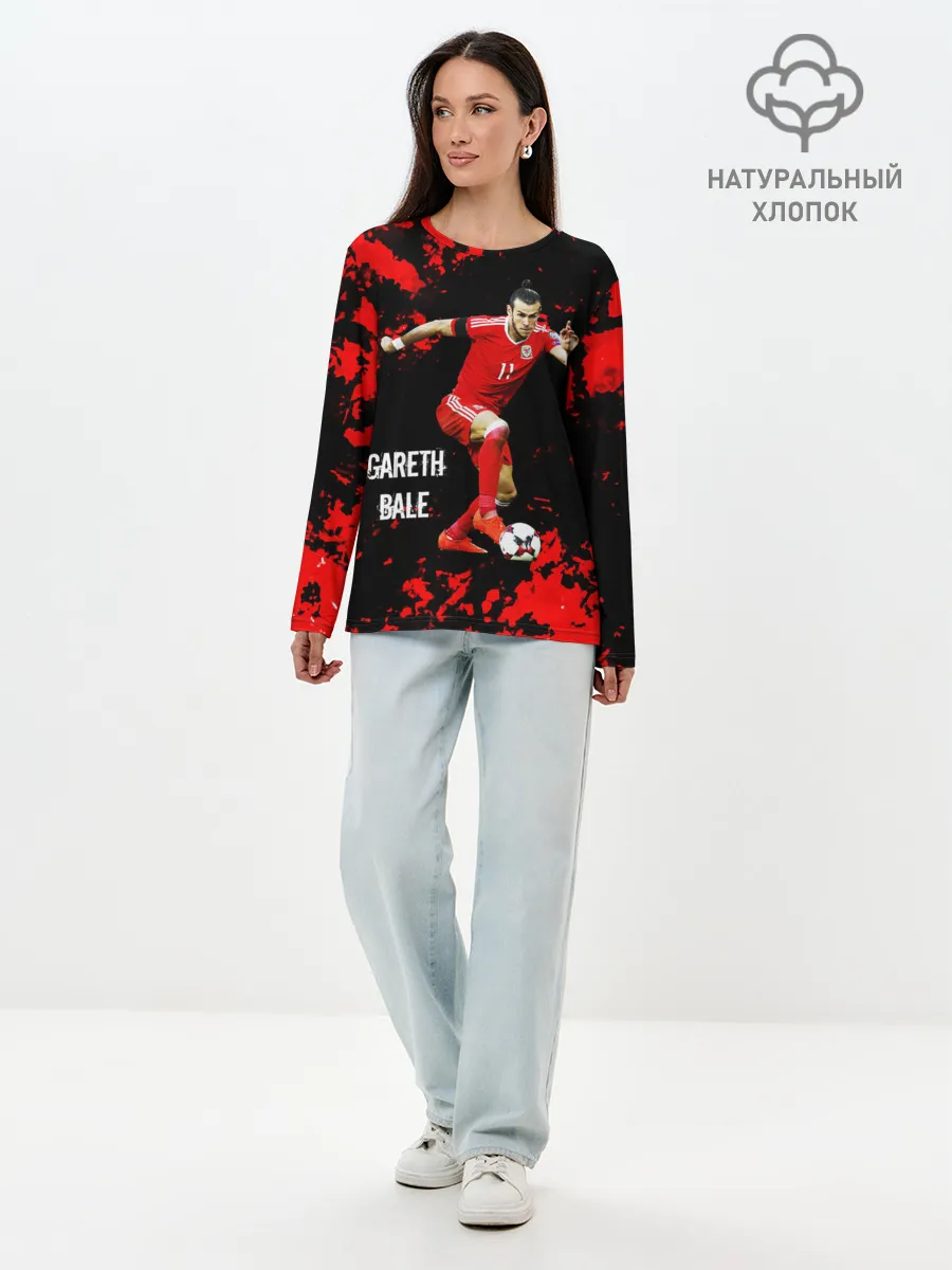 Лонгслив женский. Хлопок / Бэйл Гарет