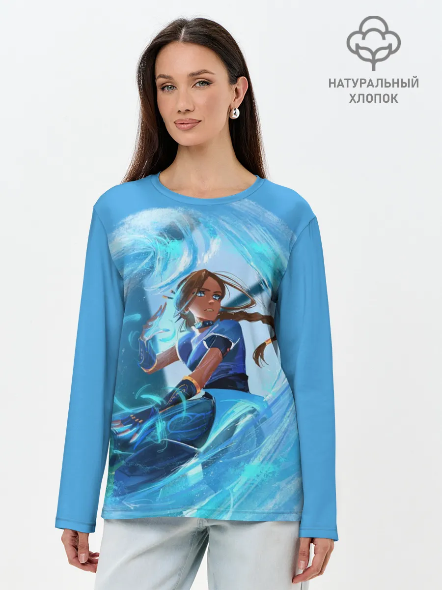 Лонгслив женский. Хлопок / Katara