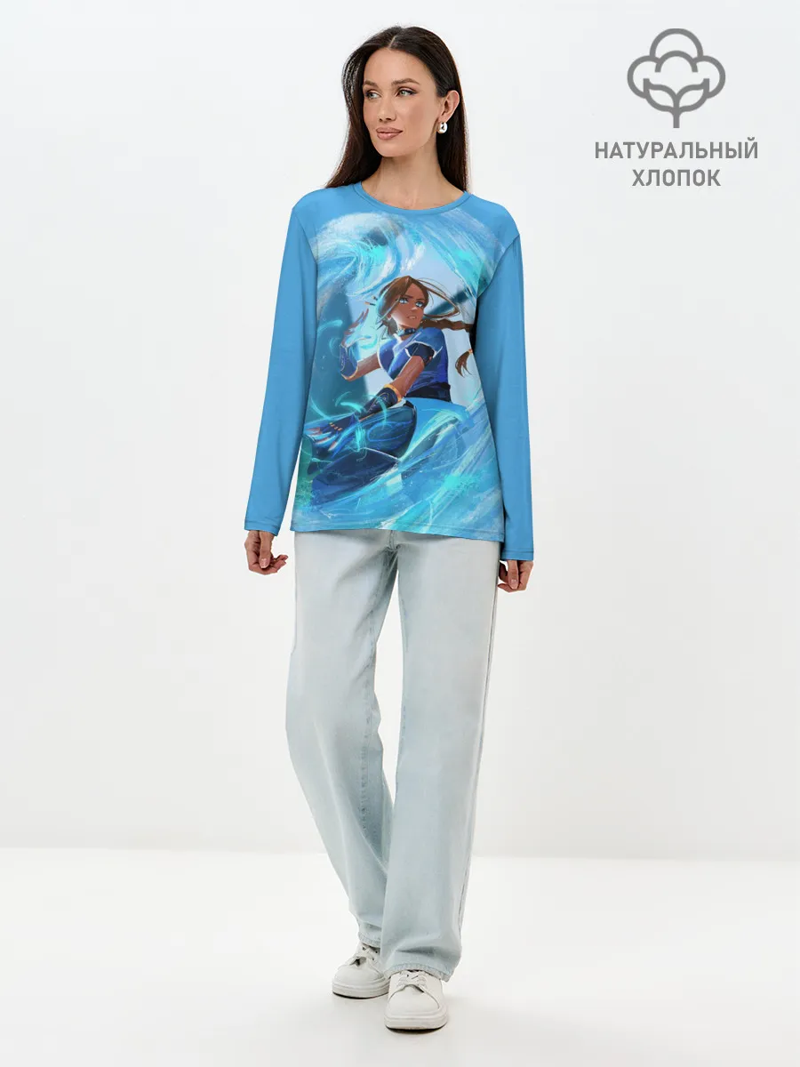 Лонгслив женский. Хлопок / Katara