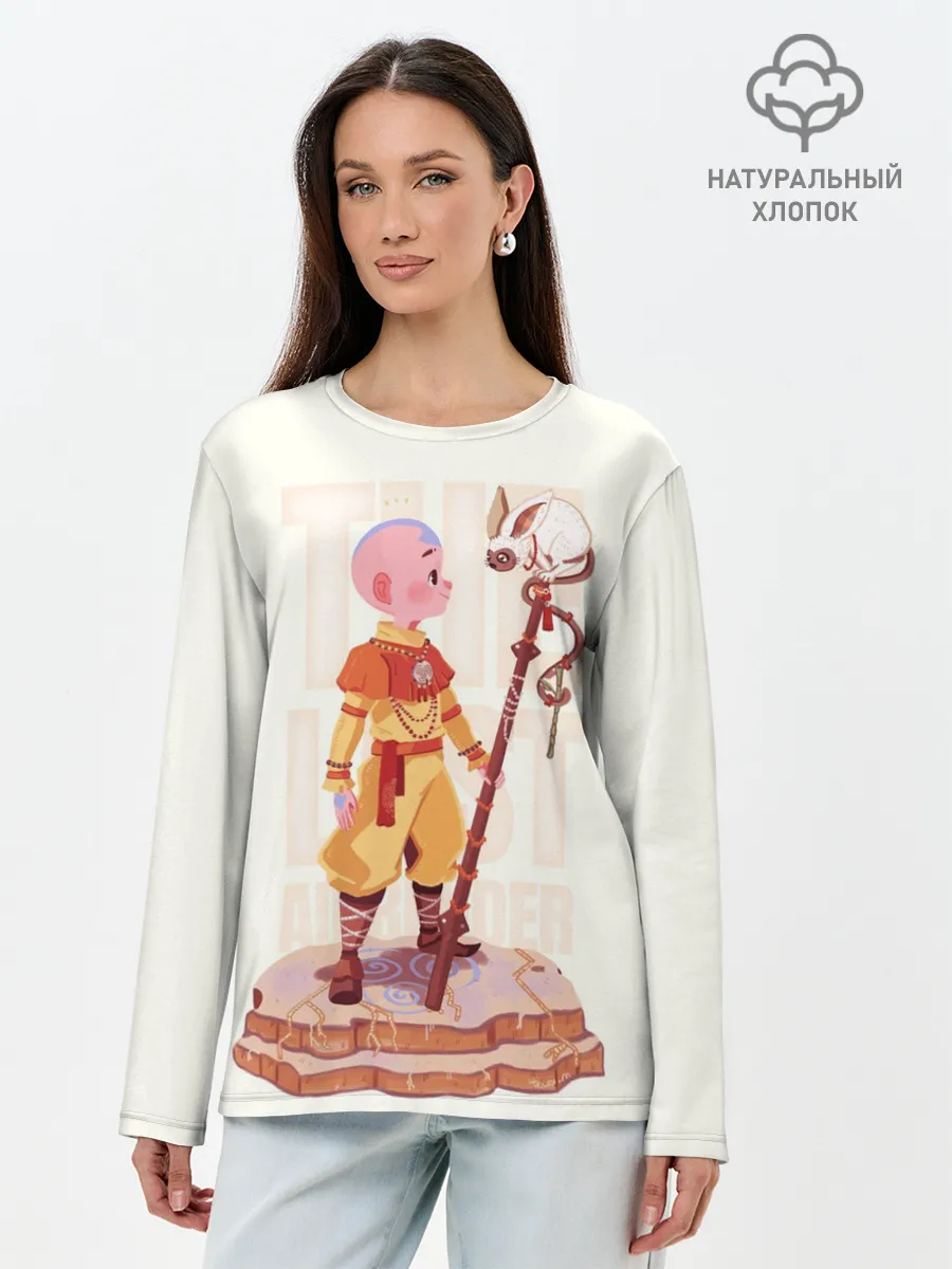 Лонгслив женский. Хлопок / The last airbender