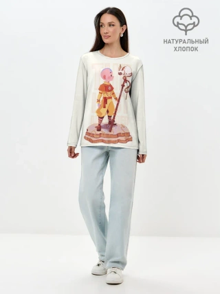 Лонгслив женский. Хлопок / The last airbender