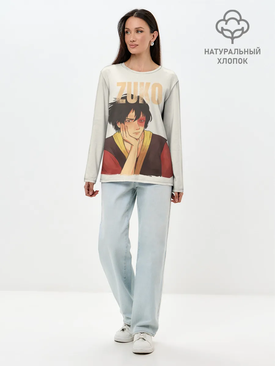 Лонгслив женский. Хлопок / Zuko